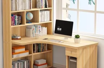 Bàn Làm Việc Kết Hợp Tủ Sách Tại Nhà – Giải Pháp Tối Ưu Không Gian